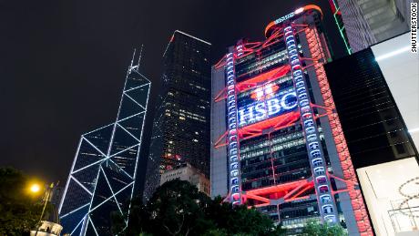 HSBC and other big banks call for a peaceful end to Hong Kong&#39;s protests