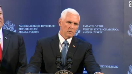 Pence announces Syria ceasefire that appears to give Turkey everything it wants