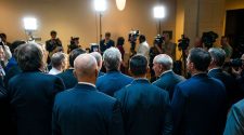 Republicans storm closed-door impeachment hearing as escalating Ukraine scandal threatens Trump