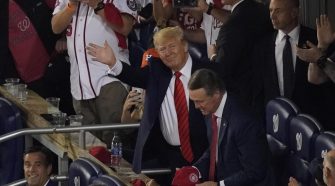 Trump booed at World Series, "Lock him up!" chants break out during game 5 as president introduced