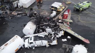 Connecticut air crash: World War II-era B-17 bomber crashes at Bradley International Airport