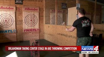 OKC man to compete at world axe throwing championship on ESPN