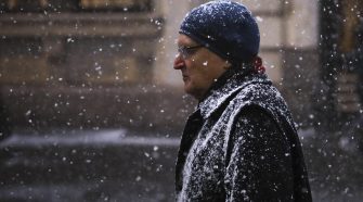 Rain Turns to Snow as Arctic Blast Hits New England