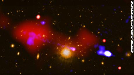 The black hole that helps baby stars grow instead of destroying them