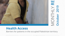 Monthly Report: Health Access - Barriers for patients in the occupied Palestinian territory, October 2019 - occupied Palestinian territory