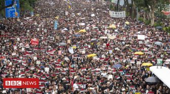 Hong Kong protests test Beijing's 'foreign meddling' narrative