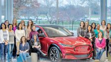 Women comprise a third of the technology team on Ford's Mach-E