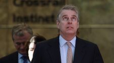 Prince Andrew at Canary Wharf on March 7, 2011 in London, England.