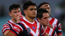 Stressed Latrell Mitchell denies closing door on Roosters