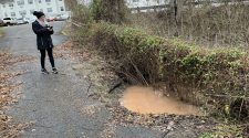 Sinkhole near apartments could be health risk | News, Sports, Jobs