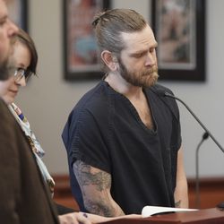 Nathan Edwin Parry appears in 3rd District Court in Salt Lake City on Friday, Dec. 20, 2019. He pleaded guilty to manslaughter in the death of Rebecca Sullivan in October.