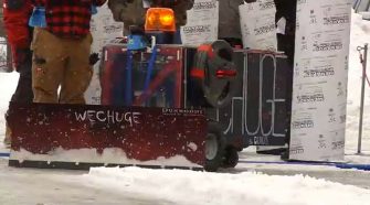 Dunwoody College of Technology hosts robotic snowplow competition