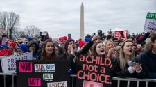 Trump lauds anti-abortion efforts at DC rally