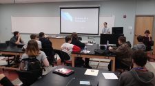 Eric Rouin, a senior at Lancaster High School, delivers one of the many presentations held as part of Western New York Informational Technology 2020, a "for students by students" conference hosted Friday at ECC's North Campus.