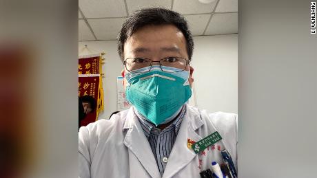 Li Wenliang, a doctor in Wuhan, was punished by police for &quot;spreading rumors&quot; over a message warning people against the coronavirus.