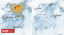 Coronavirus: Nasa images show China pollution clear amid slowdown