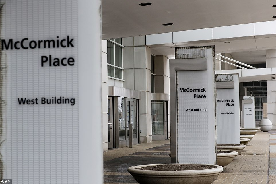 The Army Corps of Engineers is preparing to erect 2,500 patient quarters inside Chicago's McCormick Place, the largest convention center in North America