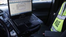 What are the new technologies available in police cars?