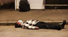 Coronavirus victim lies unconscious in street as hospitals hit breaking point