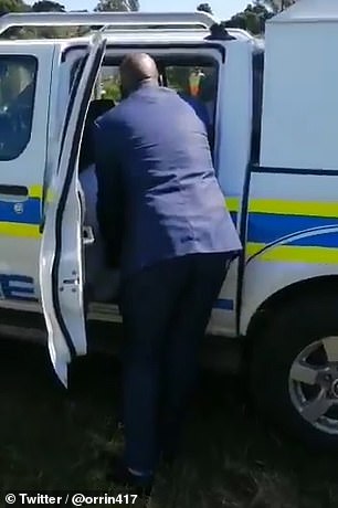 A bride, a groom, a priest and 40 guests were arrested after defying lockdown rules for a wedding in South Africa