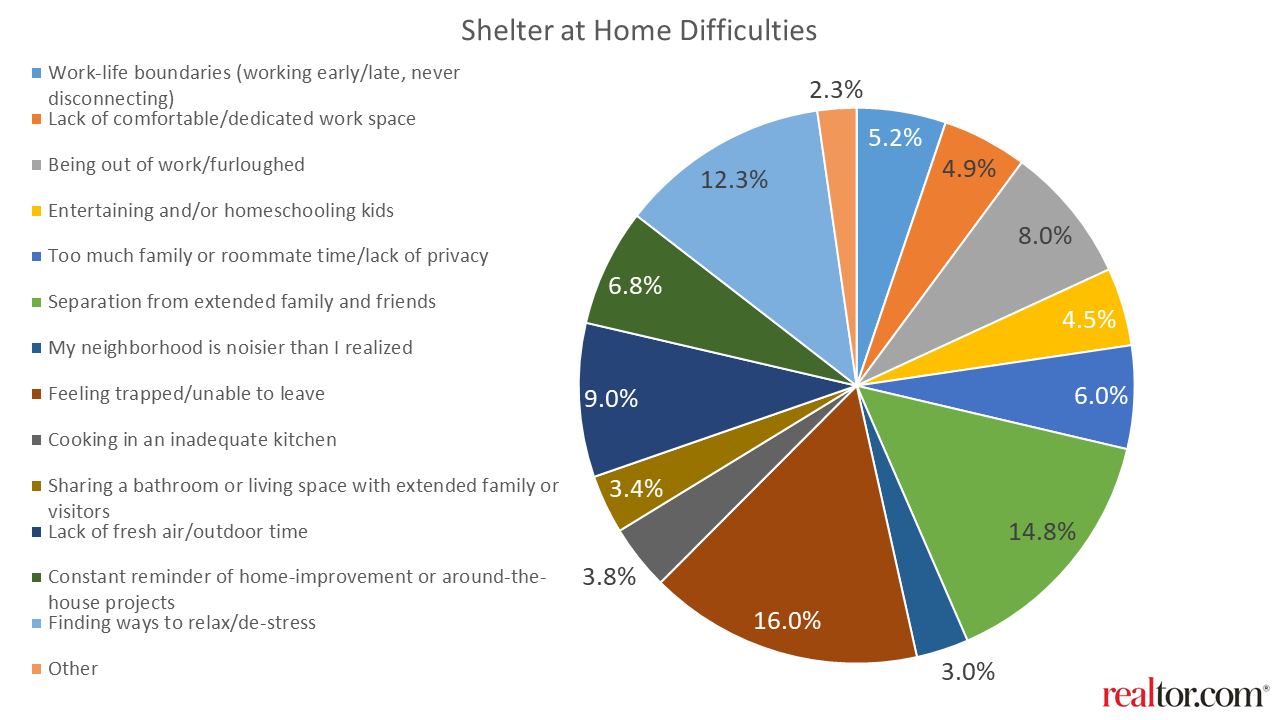 Shelter at home difficulties - realtor.com
