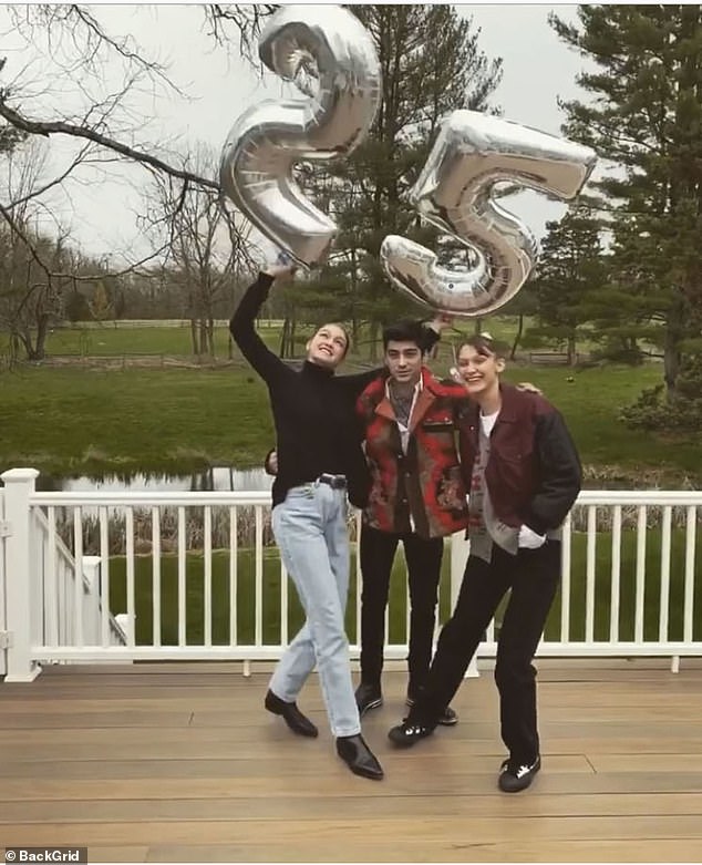 Speculation: Speculation surrounding Gigi's pregnancy began earlier in the week, when some online sleuths began to wonder if the model's 25th birthday party had doubled as a gender reveal