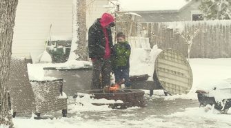Amid Easter snowstorm, residents thankful for their health
