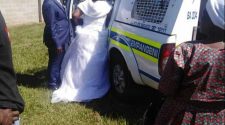Jabulani Zulu, 48, and his bride Nomthandazo Mkhize, 38, said
