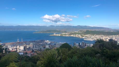 A view of Wellington, New Zealand, during the country&#39;s nationwide lockdown. 