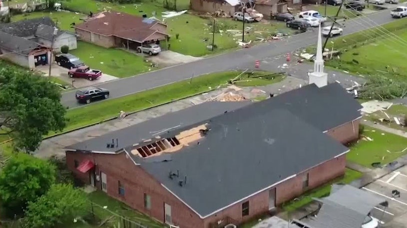 Severe Storms Sweep South, At Least 6 Dead in Mississippi