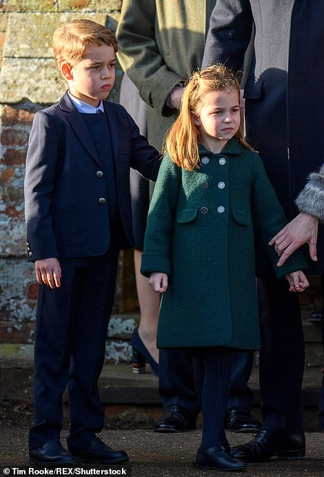 Kate revealed Prince George, 6, was 'jealous' of his five-year-old sister Princess Charlotte's homework and 'would rather make spider sandwiches