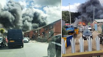 BREAKING: Wigan fire - live updates as large clouds of black smoke spotted amid reports of huge blaze