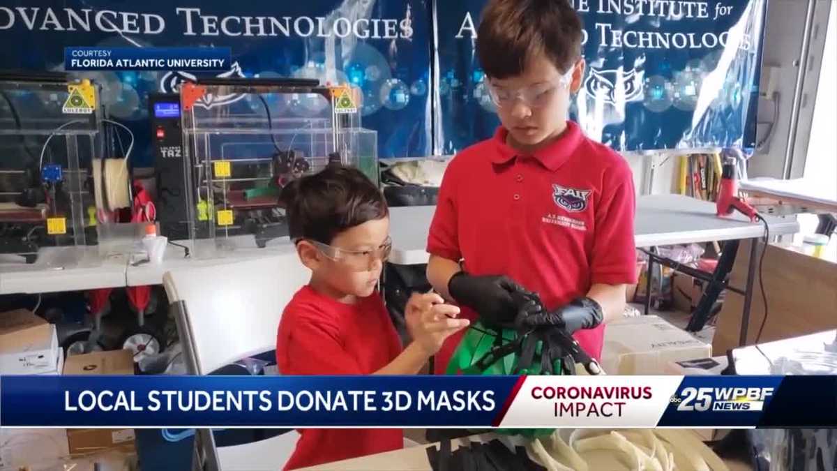 STEM students in Boca use 3D technology at home to aid hospitals
