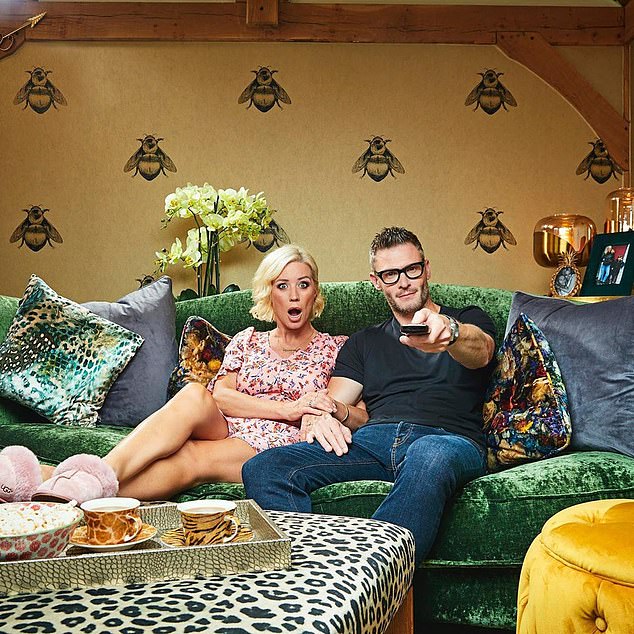 Familiar faces: Denise van Outen and her partner Eddie Boxshall returned for another stint after starring in the previous series