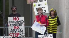 'Untested technology': Winnipeg protesters worried about 5G antennas