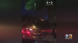 Flames Break Out At Apartment Building In Center City – CBS Philly