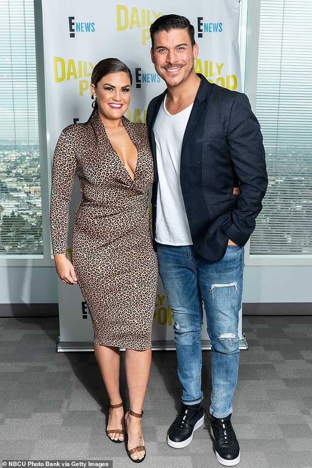 His wife: Jax with his spouse Brittany Cartwright of Vanderpump Rules