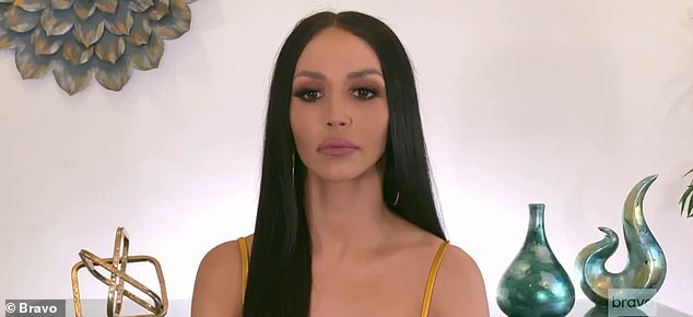 Sexy video: Brett was called out for saying that he felt 'violated' while shooting an erotic music video with Scheana Shay, but refused to apologize for telling people he 'easily' could have had sex with her