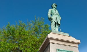 The Semmes statue as it was
