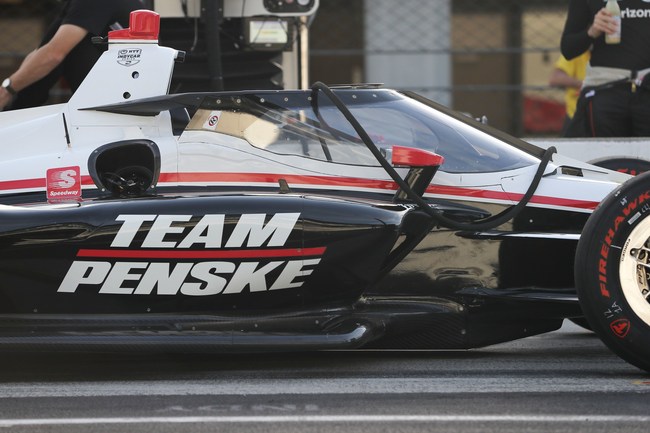 Racing Optics Tearoffs Featured on Team Penske Aeroscreen at INDYCAR