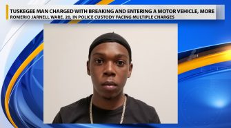 Tuskegee man charged with breaking and entering a motor vehicle, and more, in Auburn