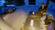 Surveillance video captures man breaking into Denver garage, home while family sleeps