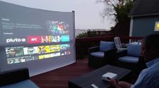 Break out projector, popcorn for backyard movie night
