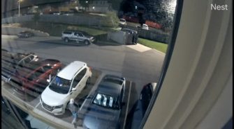 Can you ID the people breaking into a nurse's vehicle?