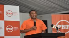 Campaign co-director for the People's National Party, Phillip Paulwell addressing PNP Region One and Six councillors at a party meeting in St James on Sunday. (Photo: PNP Facebook)