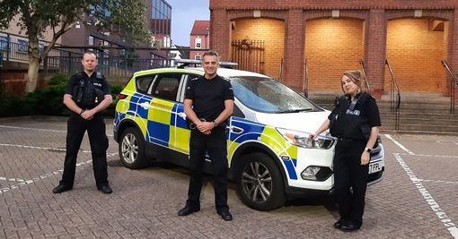 From left: PC Ty Foers, PS Tony Rungay and PC Keeley Bringhurst.