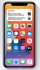 Apple's new homescreen via iOS14