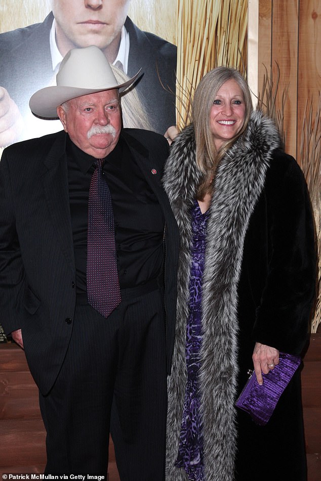 Brimley is survived by his wife Beverly (seen right alongside her husband in 2009) and their three children