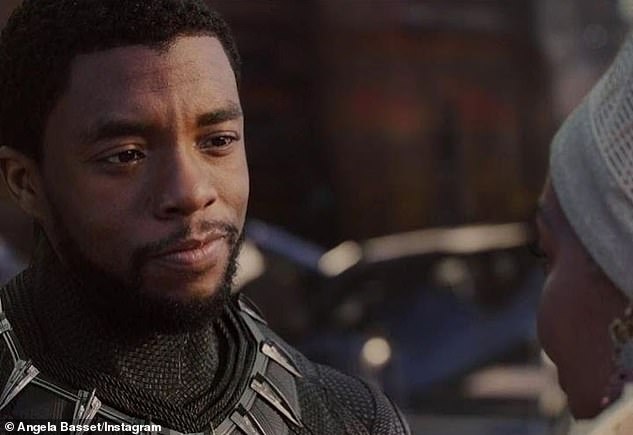 The star: Chadwick Boseman played the titular role of Black Panther in the Marvel franchise