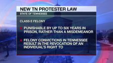 TN protesters face harsher penalties, including losing right to vote, for breaking certain laws during demonstrations